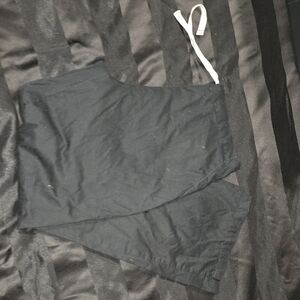 Black Drawstring Nursing Pants